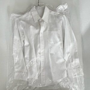 Just Drycleaned - Ralph Lauren CHAPS Big Boys White Dress Shirt